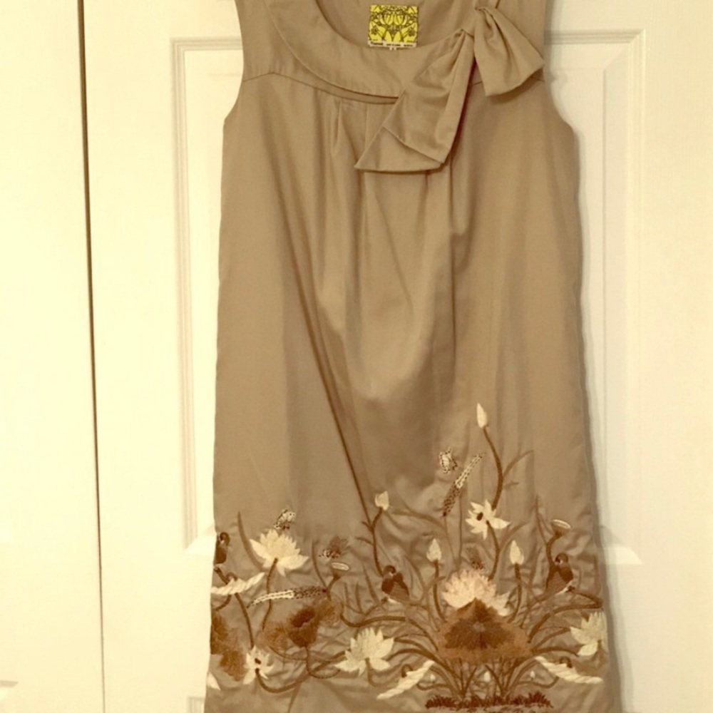 Anthropologie Floreat bird dress